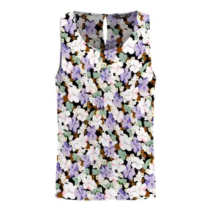 Women's sleeveless T-shirt Only onlnova life aop wovens 10 image-0
