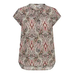 T-shirt för kvinnor Only onlalma life poly string aop 3 image-0