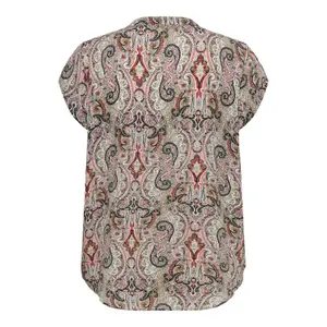 T-shirt för kvinnor Only onlalma life poly string aop 3 image-1