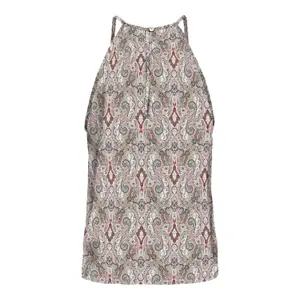 Women's sleeveless T-shirt Only onlalma life keyhole image-1