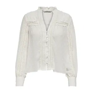 Damesblouse met lange mouwen Only onlbailey life lace image-0