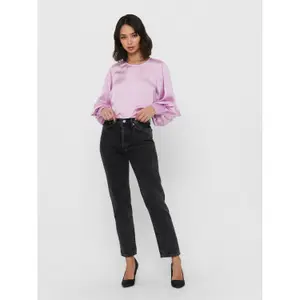 T-shirt för kvinnor Only onlruby life satin blouse bin image-2