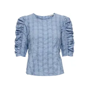 T-shirt för kvinnor Only onlkia life gath sleeve image-0