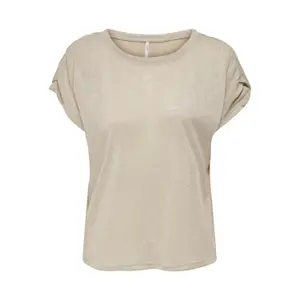 T-Shirt mit Rundhalsausschnitt und kurzen Ärmeln, Frau Only onllula image-0