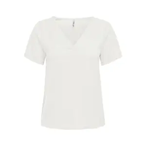 T-shirt för kvinnor Only onlava mix wovens image-0