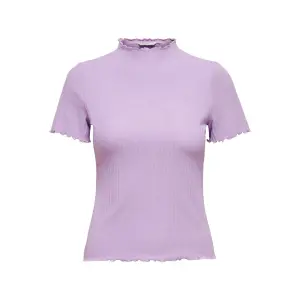 Damen-T-Shirt Only Kurzärmelig Emma Rollkragen image-0