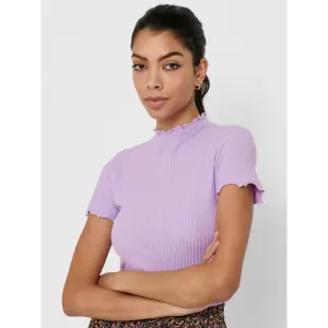 Damen-T-Shirt Only Kurzärmelig Emma Rollkragen image-3