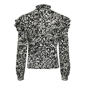 Women's long sleeve T-shirt Only onlpella high neckills image-1