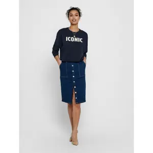 Sweatshirt med rund halsringning för kvinnor Only onledith image-3