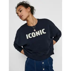 Sweatshirt med rund halsringning för kvinnor Only onledith image-2