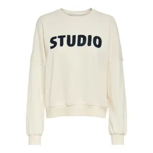 Sweatshirt med rund halsringning för kvinnor Only onledith image-0