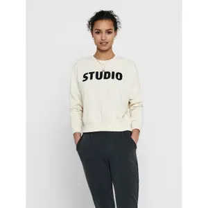 Sweatshirt med rund halsringning för kvinnor Only onledith image-1