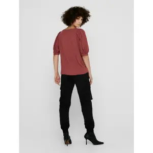 T-shirt för kvinnor Only onlkarma life 2/4 solid wovens image-5