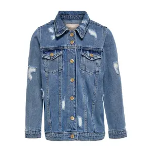Girl's denim jacket Only kids konemilia long image-0