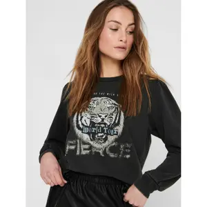 Sweatshirt för kvinnor Only onllucinda life image-4