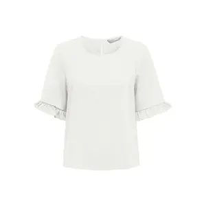 T-shirt för kvinnor Only onlnova life frill solid wovens image-0
