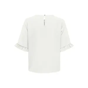 T-shirt för kvinnor Only onlnova life frill solid wovens image-1