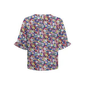 T-shirt för kvinnor Only onlnova life frill aop wovens image-1