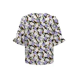 T-shirt för kvinnor Only onlnova life frill aop wovens image-1