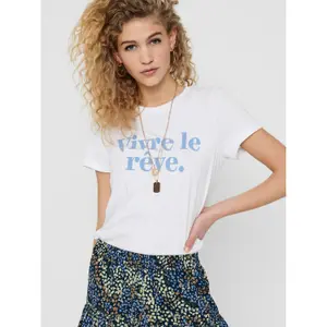 T-shirt för kvinnor Only onlminna life reg image-4