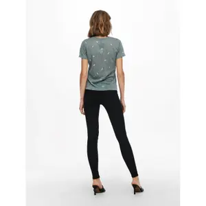 Women's short sleeve v-neck top Only onlstephania image-5