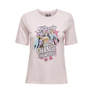 T-shirt för kvinnor Only onljustice league image-0