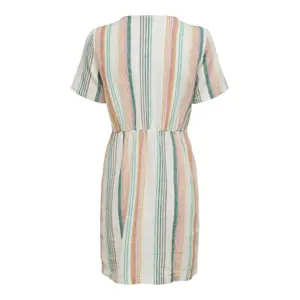 Klänning för kvinnor Only onlviva-ohio button stripe image-3