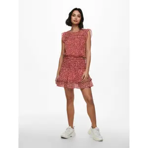 T-shirt för kvinnor Only onlmarguerite capsleeve wovens image-2