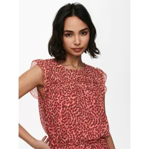 T-shirt för kvinnor Only onlmarguerite capsleeve wovens image-5