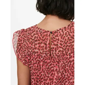 T-shirt för kvinnor Only onlmarguerite capsleeve wovens image-6