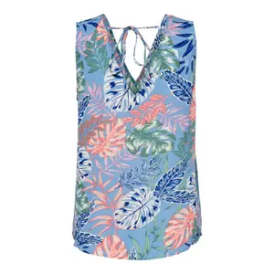Women's sleeveless T-shirt Only onlforest life wovens image-1