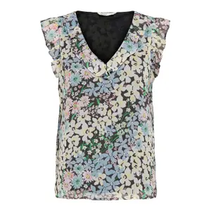 T-shirt för kvinnor Only onlpine capsleeve wovens image-0