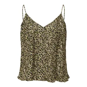 T-shirt för kvinnor Only onldia life plisse singlet wovens image-0