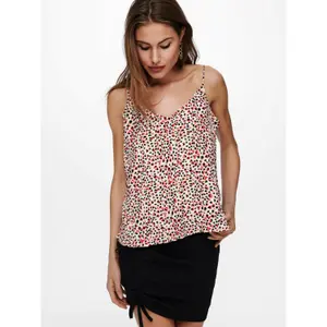 T-shirt för kvinnor Only onldia life plisse singlet wovens image-4