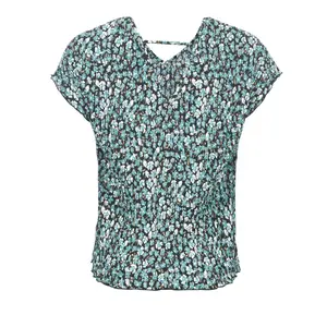 T-shirt för kvinnor Only onlfuchsia plisse wovens image-0