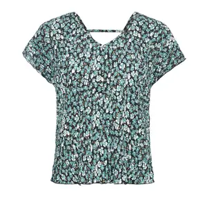 T-shirt för kvinnor Only onlfuchsia plisse wovens image-1
