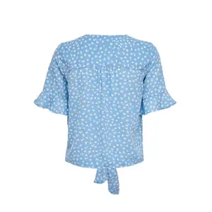 T-shirt för kvinnor Only onlmonzoom button wovens image-1