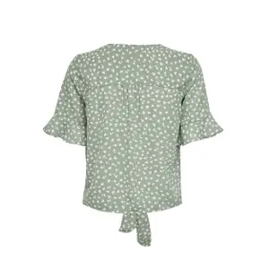 T-shirt för kvinnor Only onlmonzoom button wovens image-1