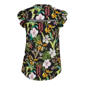 T-shirt för kvinnor Only onlmars capsleeve wovens image-4