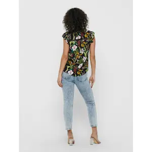 T-shirt för kvinnor Only onlmars capsleeve wovens image-5