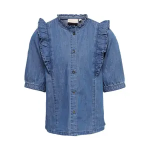 Girl's short sleeve shirt Only kids konpema image-0