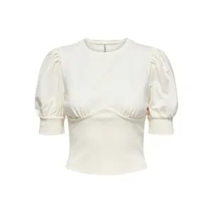 T-shirt för kvinnor Only onlnessa life rib mixs image-0