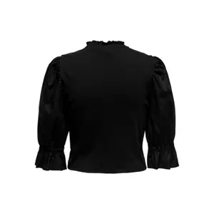 T-shirt för kvinnor Only onllufia life 2/4 mix puffs image-4