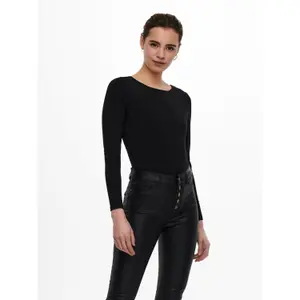 Women's long sleeve T-shirt Only onlniff life open backs image-4