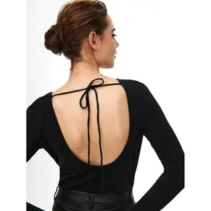 Women's long sleeve T-shirt Only onlniff life open backs image-5