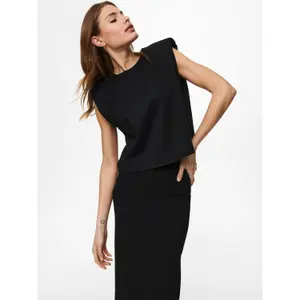 Women's sleeveless T-shirt Only onljen life houlderpads image-4