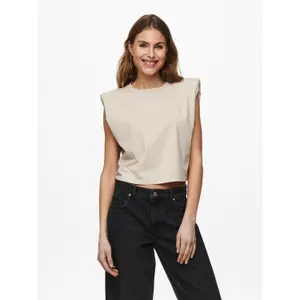 Women's sleeveless T-shirt Only onljen life houlderpads image-1