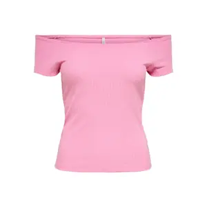 T-shirt för kvinnor Only onlnella off-shoulders image-0