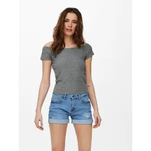T-shirt för kvinnor Only onlnella off-shoulders image-1