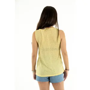 Women's sleeveless T-shirt Only onlriz glitters image-2
